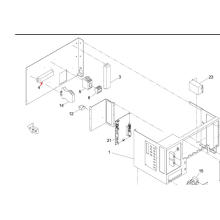 Bloco terminal Panasonic SMT para máquina impressora de tela Sp60p-M (KXFP6EBNA00)